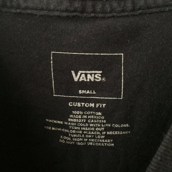 Vans Custom Fit Graphic Tee Shirt Skate 2 Sided S - Picture 4 of 6